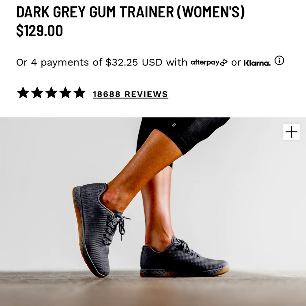 Women’s NO BULL Dark grey gum trainers